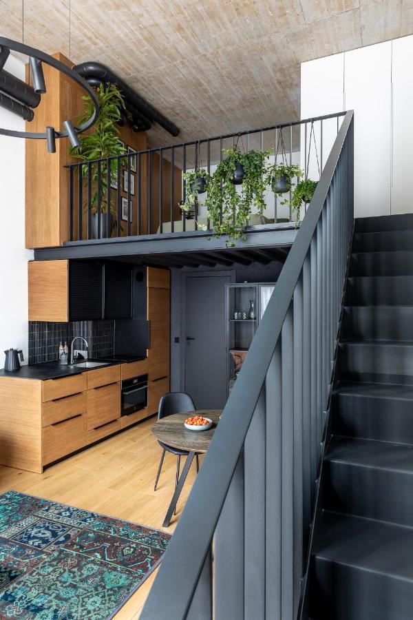 Stylish Loft With Terrace Paupys, Old Town Appartement VNO Buitenkant foto