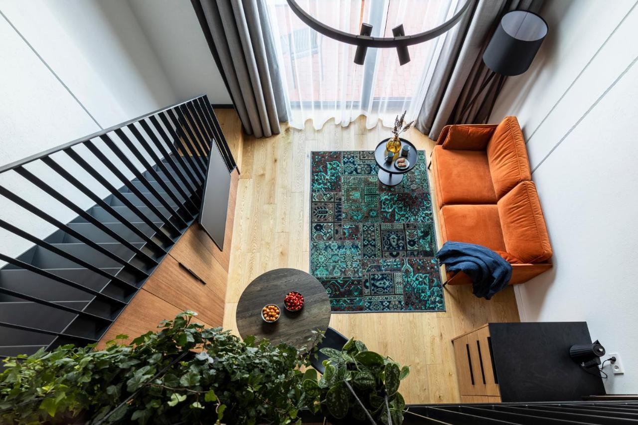 Stylish Loft With Terrace Paupys, Old Town Appartement VNO Buitenkant foto
