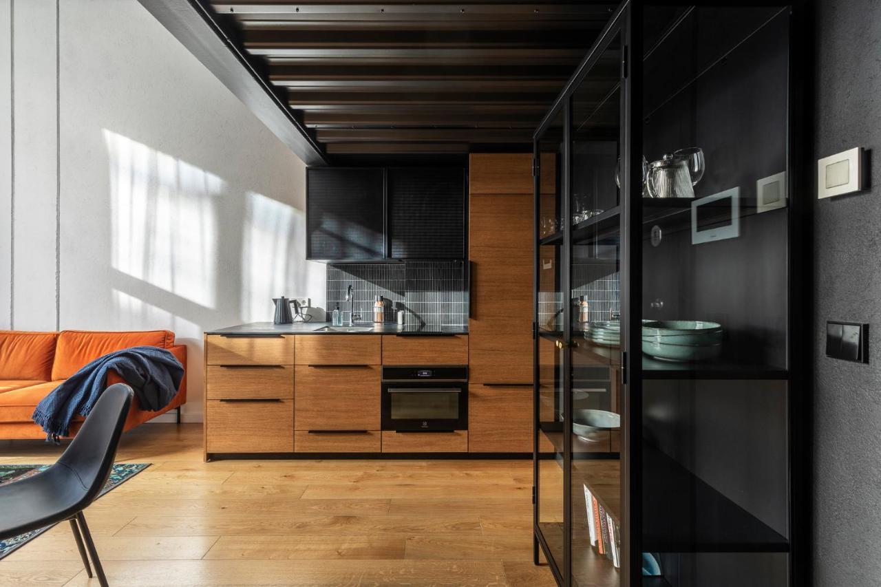 Stylish Loft With Terrace Paupys, Old Town Appartement VNO Buitenkant foto